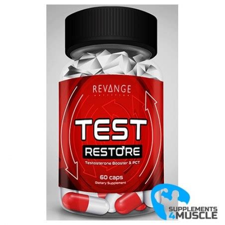 Revange Nutrition Test Restore Caps Supplements Muscle