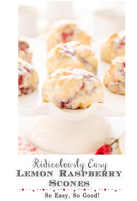 Ridiculously Easy Lemon Raspberry Scones Artofit