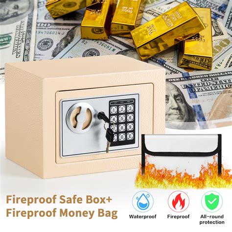 Locksworth 02 Cubic Feet Electronic Digital Safe Box Steel Money Safe