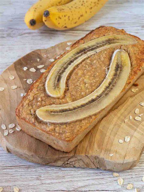 Bananenbrot Mit Haferflocken Kalorienarm Und Vegan