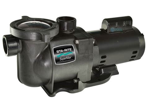 Sta Rite Supermax 3 4hp High Performance Energy Efficient Single Speed Pool Pump 230v Phk2e6d