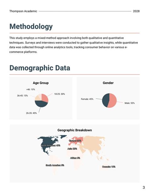 Academic Research Paper Report Template Venngage