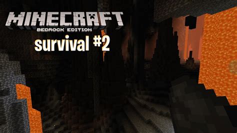 Minecraft Pe Survival Explorando A Caverna Youtube