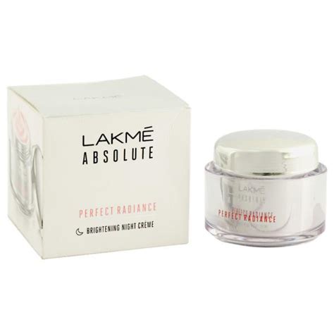 Lakme Absolute Perfect Radiance Skin Brightening Night Creme 50 G Jiomart