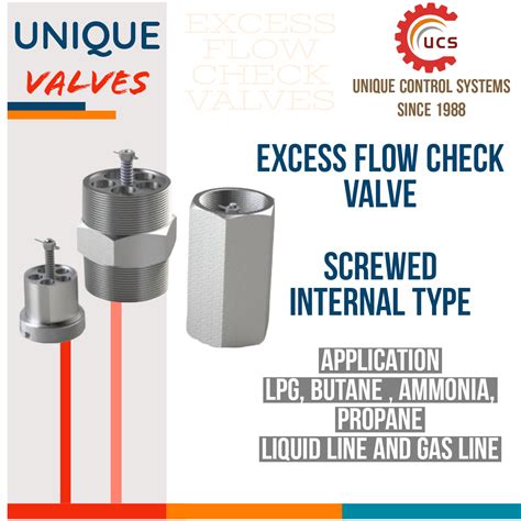 Excess Flow Check Valves Manufacturers Screwed Excess Flow Check Valves Uniquecontrolsystems