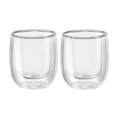 Zwilling Sorrento Çift Camlı 2 li Espresso Bardak Seti 80Ml