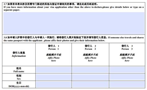 How To Fill Out The China Visa Application Form