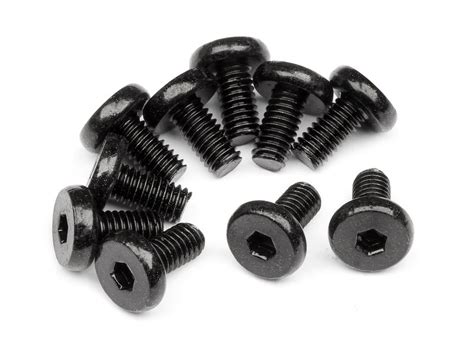 101390 BINDER CAP HEAD SCREW M4X8MM 10 PCS