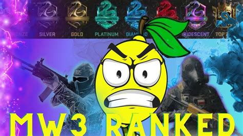 Mw3 Ranked Launch Day Ranked Play Prep Youtube