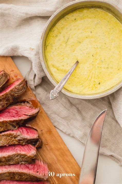 Steak With Whole30 Bearnaise Sauce Paleo Lactose Free