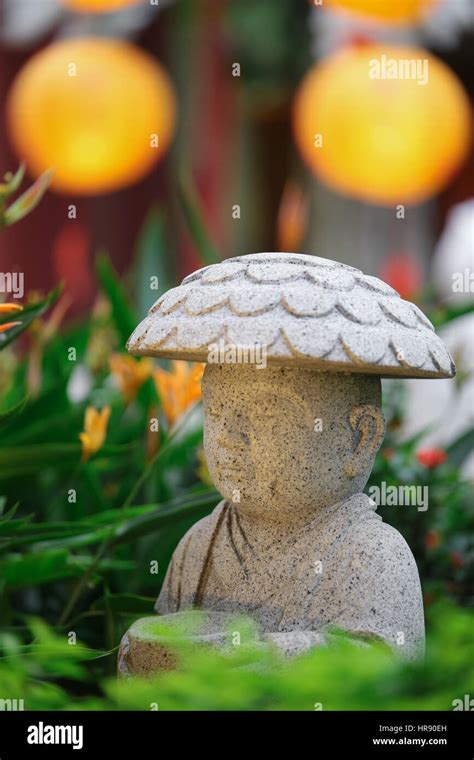 Buddhish Buddha Stone Statue At Fo Guang Shan Temple Jenjarom