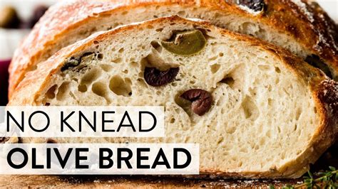 No Knead Olive Bread Sally S Baking Recipes Youtube