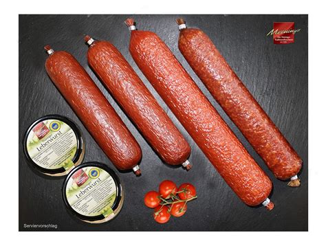 Wurstpaket I Wurst aus dem Thüringer Wald I Leberwurst I Salami I