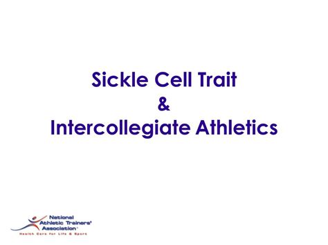 Ppt Sickle Cell Trait And Intercollegiate Athletics Powerpoint