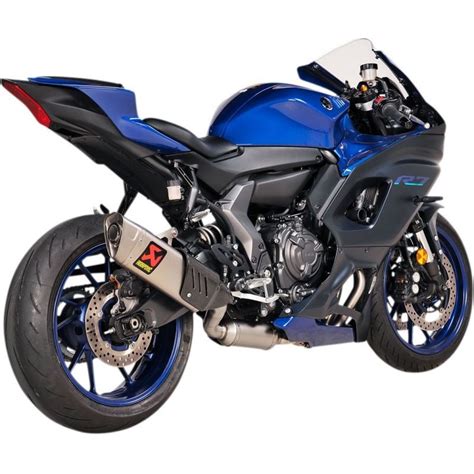 Ligne Complète 2 en 1 Akrapovic Racing Line Titane Noir Yamaha YZF R7