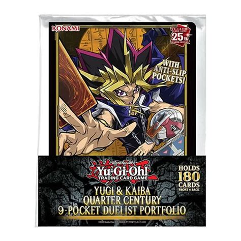 Yu Gi Oh Yugi Kaiba Quarter Century 9 Pocket Duelist Portfolio