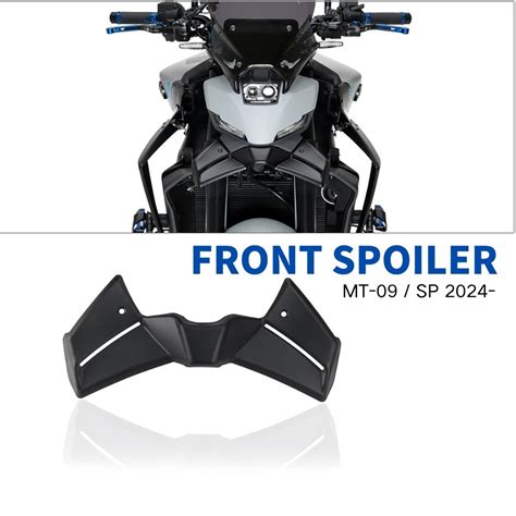 For MT 09 MT09 MT 09 SP 2024 Motorcycle Black Downforce Naked Frontal