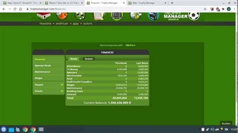 Trophy Manager update: penultimate match outcome!! - YouTube