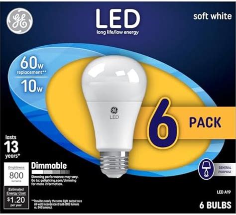 GE Classic 65 Watt EQ BR30 Soft White Dimmable LED Light Bulb 24 Pack