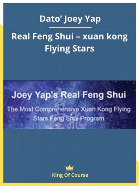 Dato Joey Yap Real Feng Shui Xuan Kong Flying Stars Loadcourse