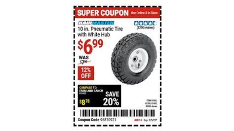 Harbor Freight On Twitter Buy The Haul Master 10 In Pneumatic Tire