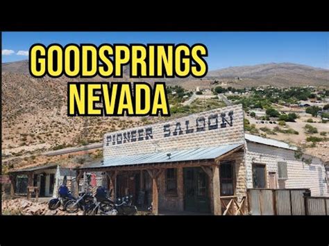 Goodsprings Nevada Pioneer Saloon And Cemetry Tour Youtube