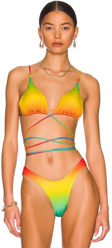 Monica Hansen Beachwear Paradise City Triangle Bikini Top ShopStyle