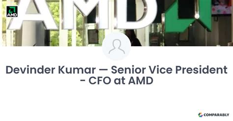 Devinder Kumar — Senior Vice President Cfo At Amd Comparably