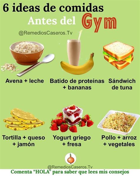 Antes De Ir Al Gym Es Ideal Consumir Alguno De Estos Alimentos Ya Que