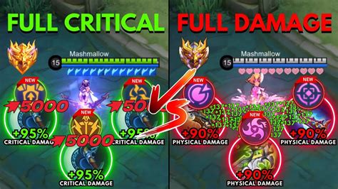 GLOBAL MIYA FULL CRITICAL BUILD VS GLOBAL MIYA FULL DAMAGE BUILD