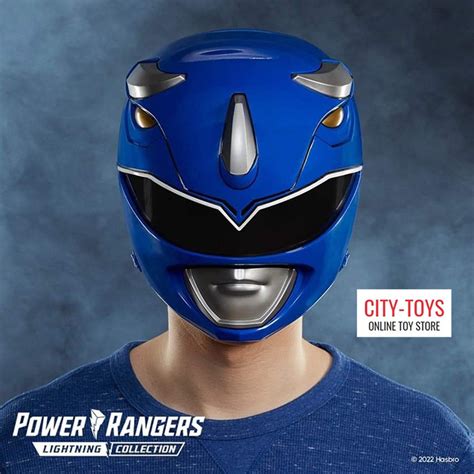 Hasbro Power Rangers Lightning Collection Mighty Morphin Blue Ranger Helmet