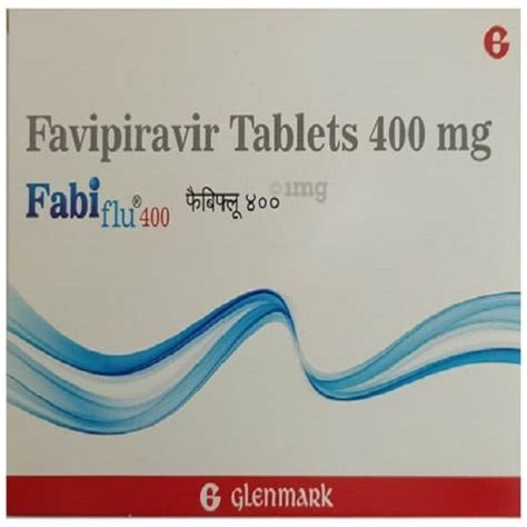 Fabiflu Favipiravir 400 Mg Tablet Treatment Covid 19 Mild At Rs 1290