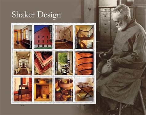 Shaker Design Celebrated On New Stamps Newsroom About Usps