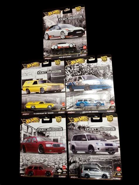 Komplettes Set Hot Wheels Premium Fast Wagons Neu und originalverpackt in Adlikon für CHF