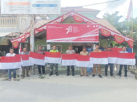 Pembagian Bendera Merah Putih tahun 2023 (wilkum) kota langsa - PsikoDay