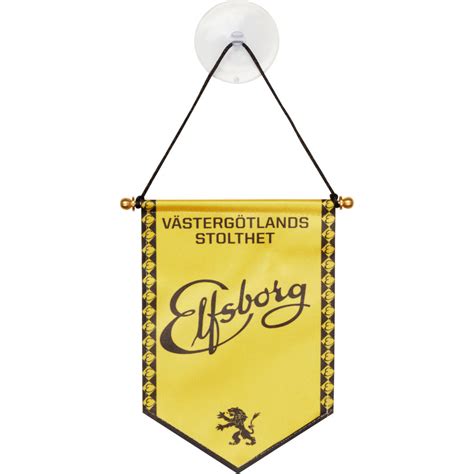 IF ELFSBORG PENNANT 10x15cm Gul Köp online hos Intersport