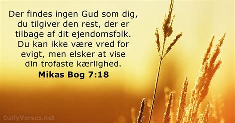 Den Januar Dagens Bibelvers Mikas Bog Dailyverses Net