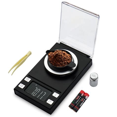 UNIWEIGH Milligram Scale 50g 0 001g High Precision Mini Carat Gram