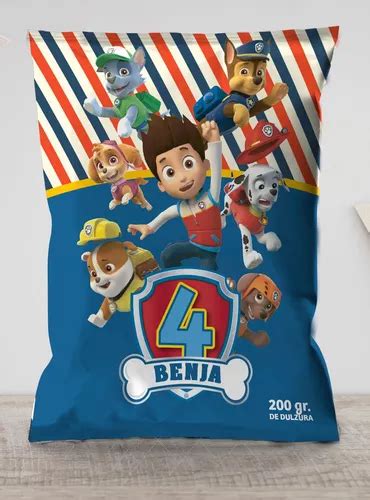 Bolsitas Golosineras Chip Bag Paw Patrol En Floresta