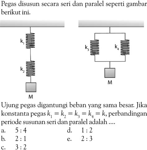 Top Contoh Soal Susunan Pegas Seri Dan Paralel Sexiz Pix