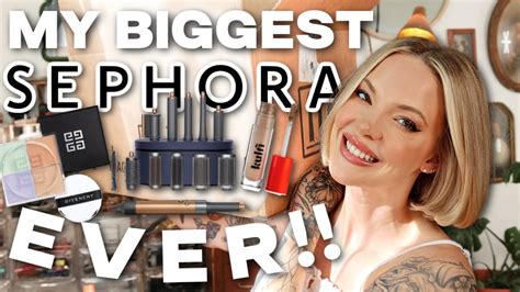 My Biggest Sephora Haul What I Bought At The Sephora Sale Including The Dyson Airwrap Complete