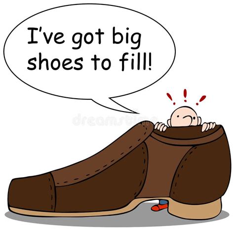 Big Shoes To Fill Stock Illustrations – 7 Big Shoes To Fill Stock ...