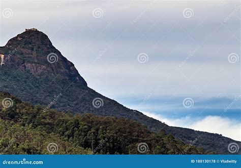 Sunrise Over Adam`s Peak, Sri Lanka Stock Photo - Image of ceylon ...