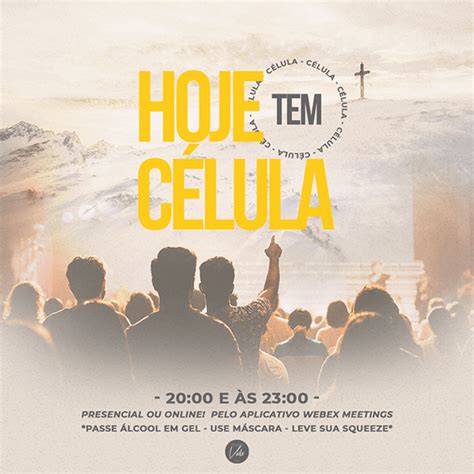 Artes Post Célula Igreja Vida Bauru On Behance