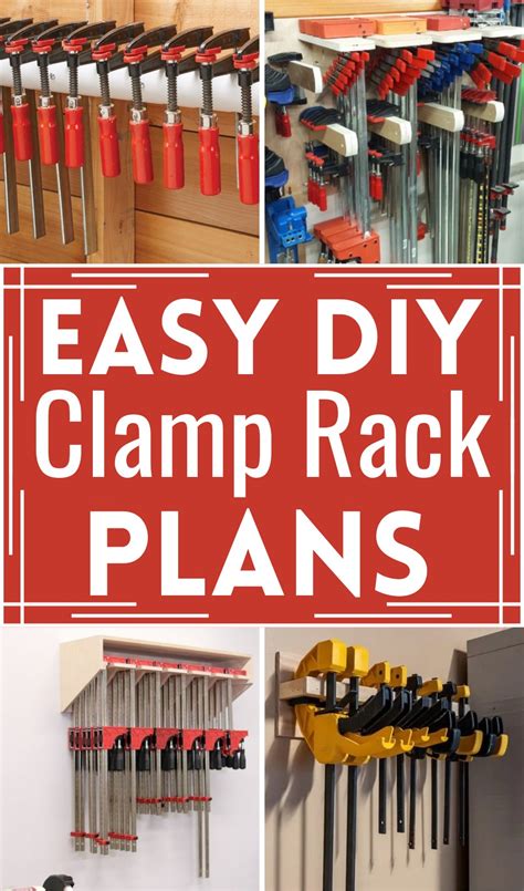 Diy Clamp Rack Plans For Workshop Organization Diy Crafts