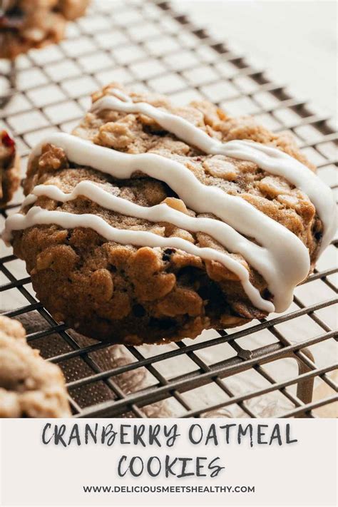 Cranberry Oatmeal Cookies Delicious Meets Healthy