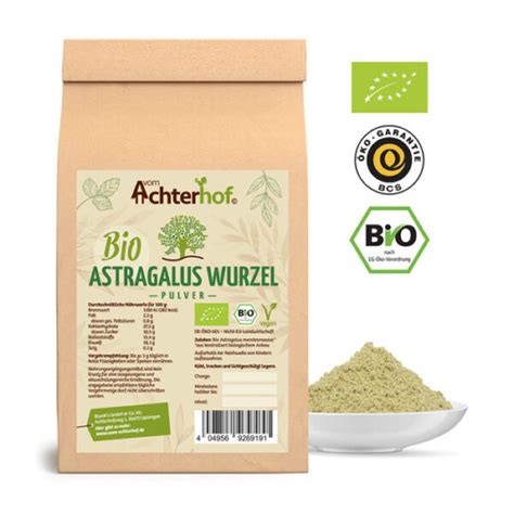 Astragalus Wurzel Pulver Bio G Sunhand Shop