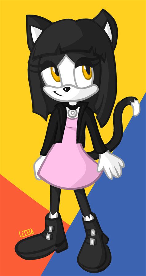 Litha The Black Cat Sonic Oc The Black Cat Illustrations Art Street