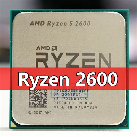 Amd Ryzen 5 2600 R5 2600 34 Ghz 65w Six Core Twelve Core Cpu Processor Yd2600bbm6iaf Socket Am4