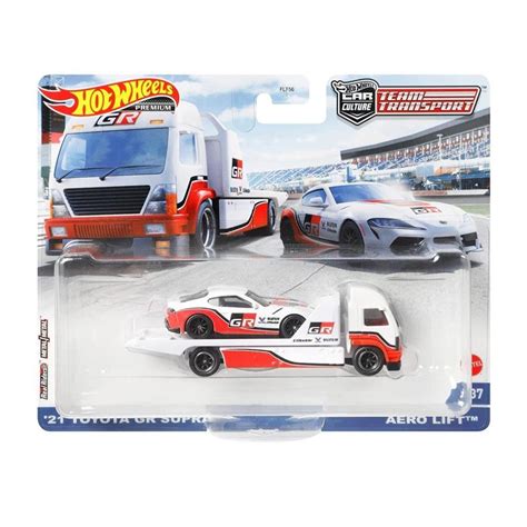 Team Transport Hot Wheels Team Transport Toyota GR Supra Aero Lift Shopee Malaysia